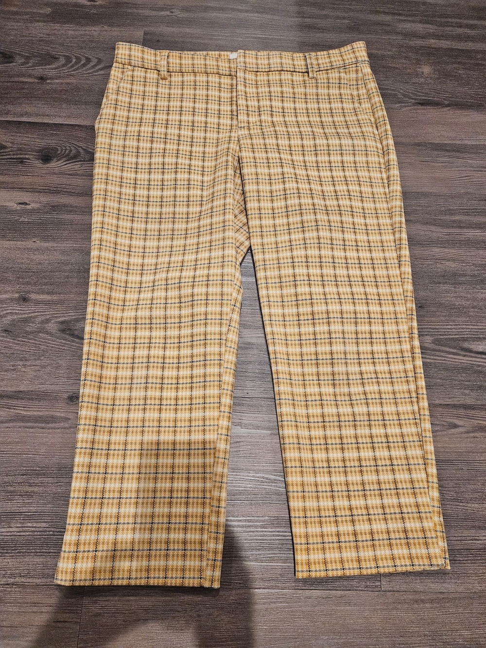 Liverpool Yellow Plaid Women's Pants